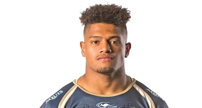 Rob Valetini poses during a Brumbies Super Rugby headshots session at Brumbies HQ on January 25, 2017 in Canberra, Australia.