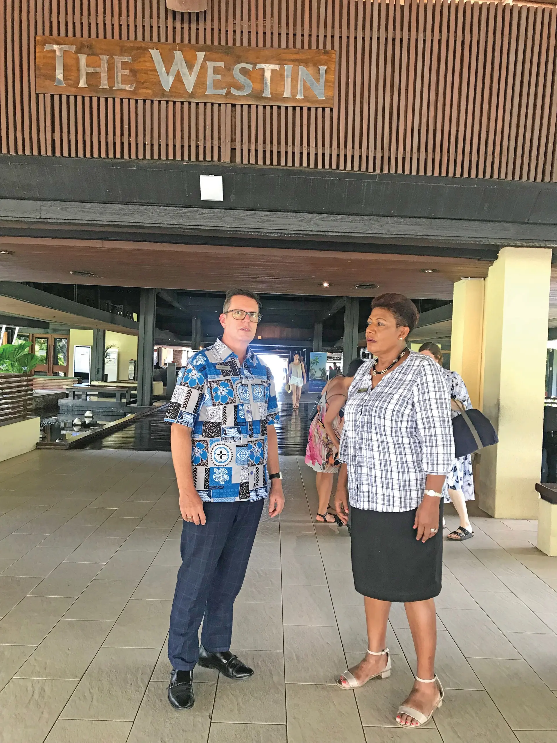 Sheraton Executive Assistant Manager and Director Sales and Marketing Leon Thompson
