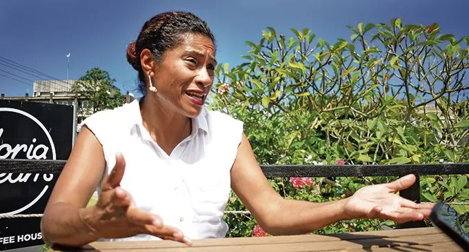 SODELPA MP and Opposition Whip Lynda Tabuya on April 15, 2021. Photo: Ronald Kumar