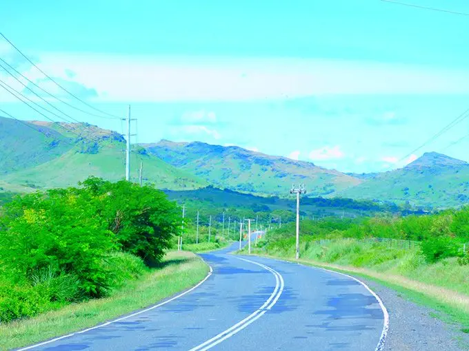 The 5500 acres lease that was surrended by Yaqara Pastoral Company Limited to Yaqara Group Limited is said to start from this point on towards Tavua.  Photo: Susana Hirst-Tuilau
