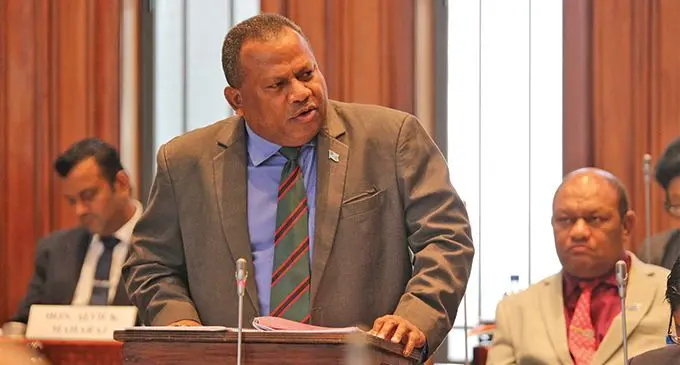 Minister for Defence Inia Seruiratu.