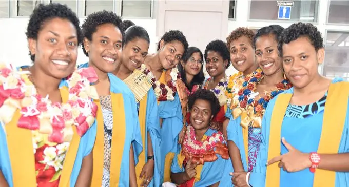 Corpus Christi teachers college during their graduation.
