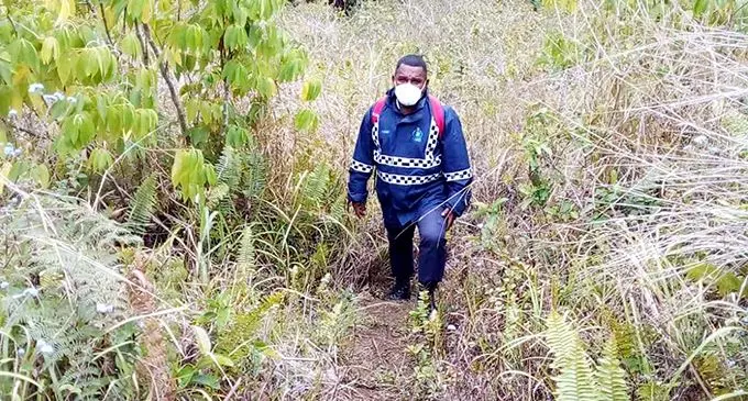 Nadarivatu Community Post Officer Corporal Jese Marovia at Lewa Village in Nadarivatu.