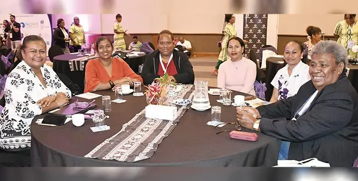 Women in Media (WiM) Fiji members during the inaugural WiM Fiji Conference at the Grand Pacific Hotel in Suva, on June 18, 2025. Photo: DEPTFO News
