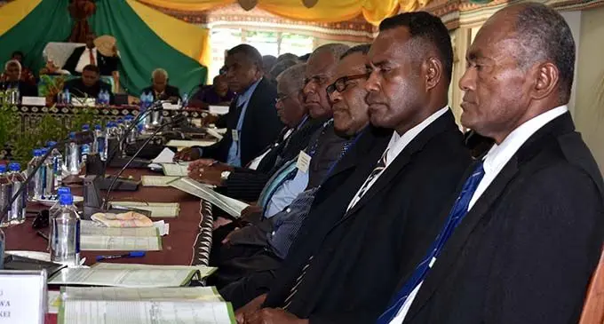 Delegates at the Ra Provincial Council Meeting at the Ra Provincial Council Hall, in Nanukuloa, Ra on February 28, 2019.  Photo: Waisea Nasokia