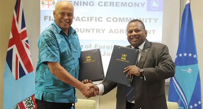 Minister for Defence, National Security and Foreign Affairs, Hon. Inia S...
