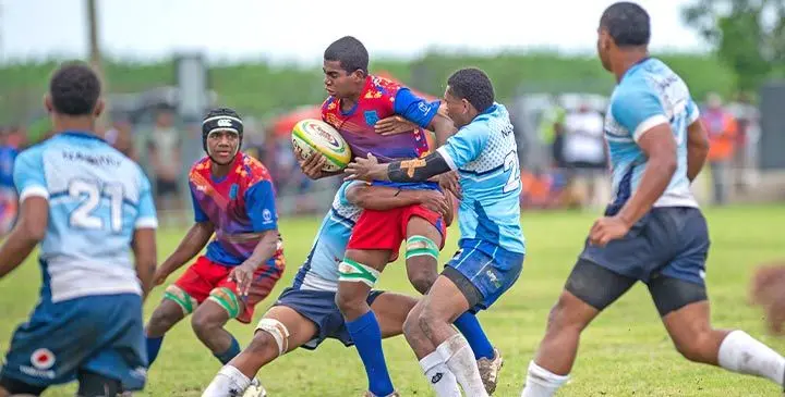 Action between the Vodafone Deans Southern Zone Under-19 final between Rt Simione Matanitobua College and Nasinu Secondary School. Photos: Josua Buredua