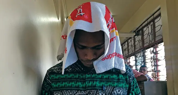 Faijialo Mara outside the Magistrates Court in Nausori on November 1, 2019. Photo: Ashna Kumar
