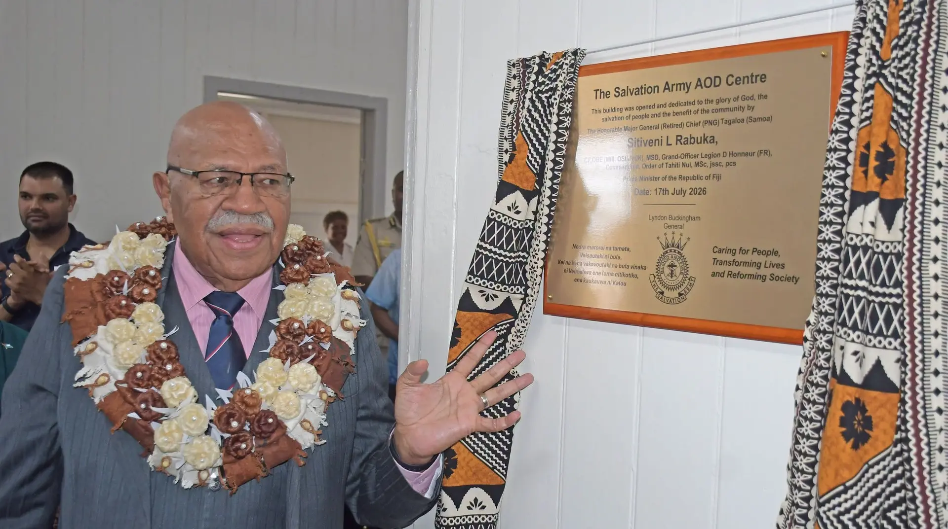 Mr Rabuka said the rehabilitation centre would play a key role in Fiji's response to substance abuse by providing treatment, rehabilitation and support for people battling addiction.