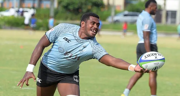 Fiji Airways Fijian 7’s squad member Kalione Nasoko  during training at Albert Park in Suva on February 13, 2019. Photo: Ronald Kumar.
