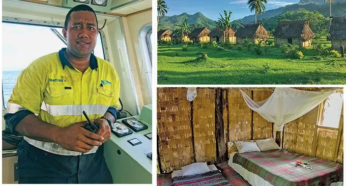 Left: Peter Stephen.  Right : Namosi Eco Retreat