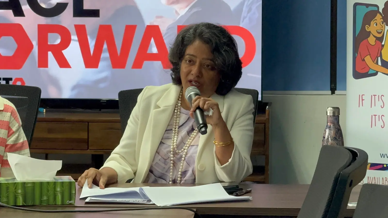 Minister for Women, Children and Social Protection Sashi Kiran. 