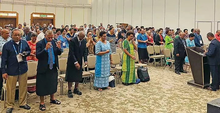 The Fijian delegation in Tel Aviv, Israel, on October 8, 2023. Photo: lrami Matairavula