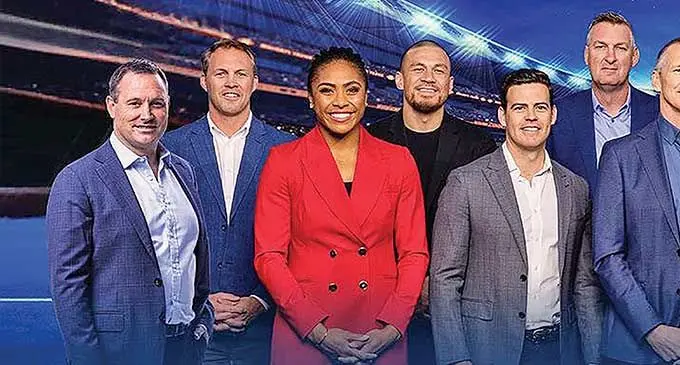 Sera Naiqama featuring as a commentator with Stan Sports.