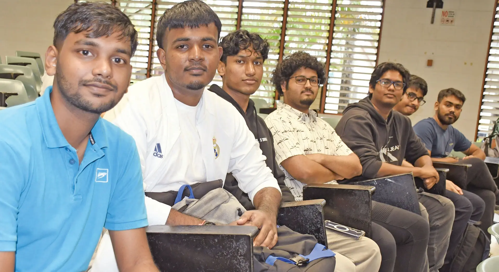 Some of the many local students enthusiastic about artificial intelligence and its limits at the AI Hackathon in Suva on December 15, 2025, at the University of the South Pacific. 