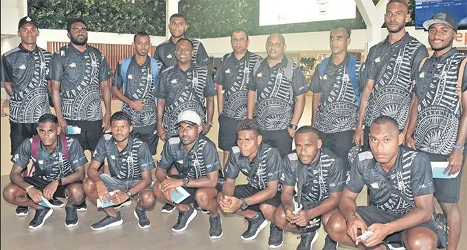 The Vodafone Ba team at the Nadi International Airport on April 4, 2019. Photo: Waisea Nasokia