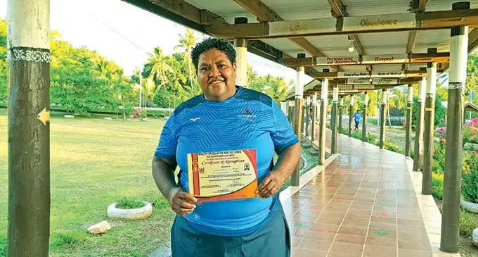 Waimari Primary School teacher,  Seruwaia Tagilolo. Photo: Nicolette Chambers