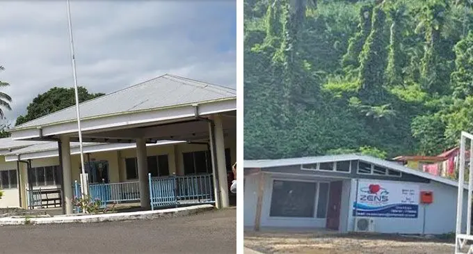 (L-R) Savusavu Hospital, Zen's Hospital.