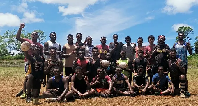The Red Rock team during their training session at Qauwia ground in Lami on February 27, 2020. Photo: Lusiana Tuimaisala