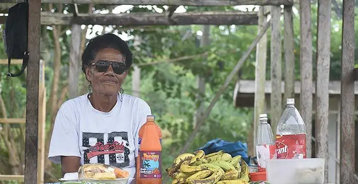 Asenaca Domokamica at the Dreketi Market on June 16, 2023. Photo: Jone Salusalu