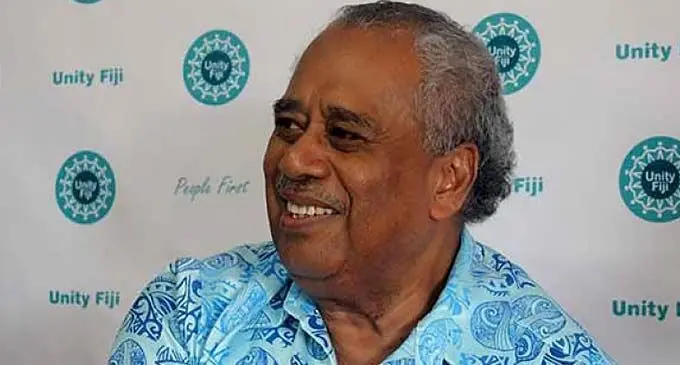 Unity Fiji party leader, Savenaca Narube.