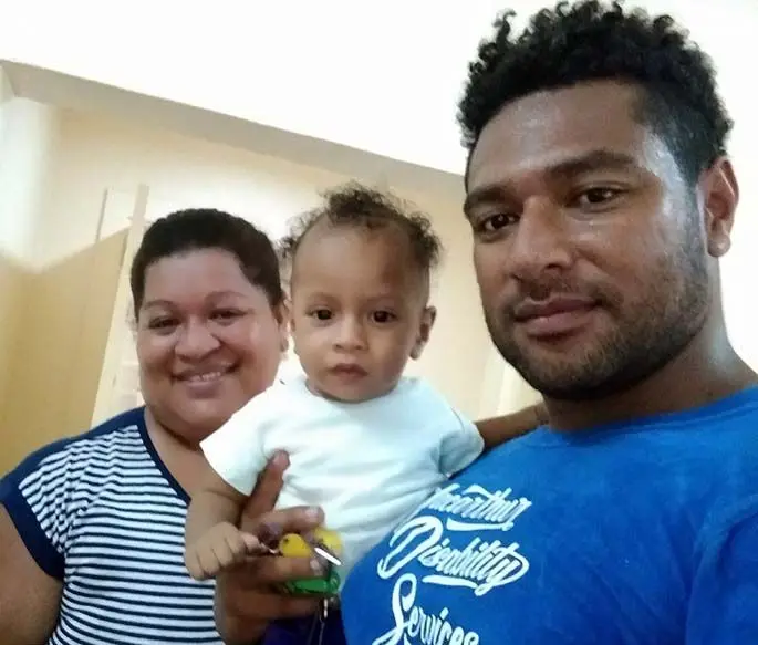 Taraivosa Moceisuva, Toga Kalougata and two-year-old EJ (Epeli Jeremaia).