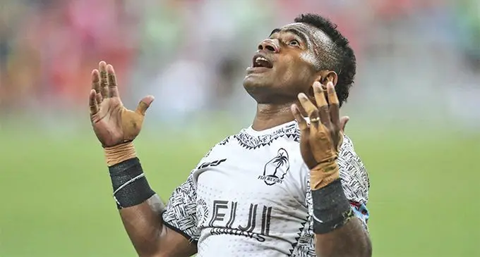 Fiji Airways Fijian 7s captain Seremaia Tuwai.