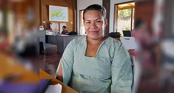 Asenaca Takayawa in Savusavu on July 21, 2022. Photo: Supplied by Na i Soqosoqo Vakamarama iTaukei Cakaudrove. 