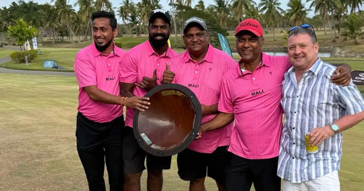 Team Mali with their spoils. 