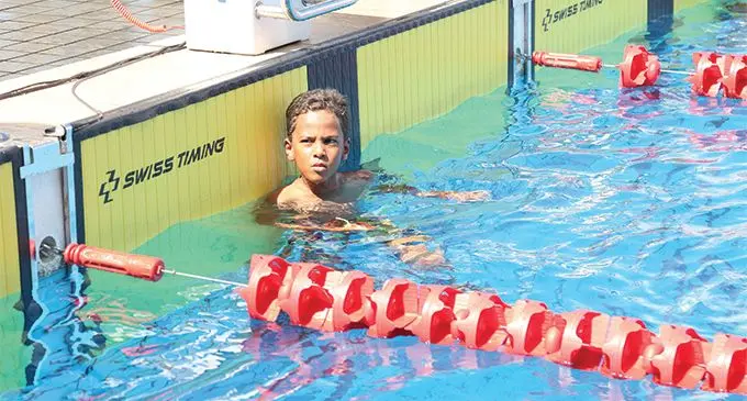 Seth Cornish of Mako CLub at the Damodar Aquatic Centre, Suva on March 16, 2019. Photo: Anasilini Natoga 