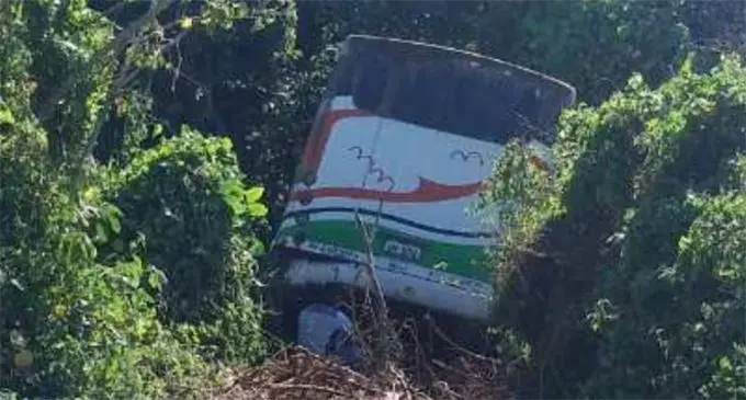 The scene of the accident.