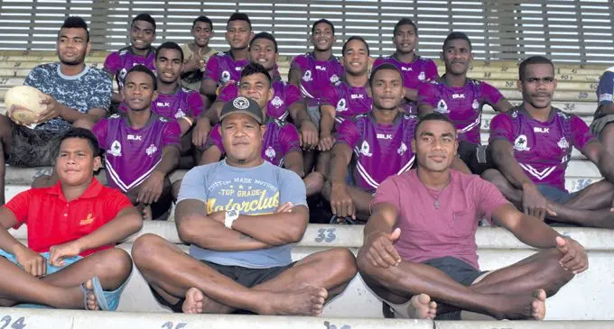 Members of the Ravuka Sharks Under 19 team at the Lawaqa park in Sigatoka yesterday. Photo: ARIETA VAKASUKAWAQA
