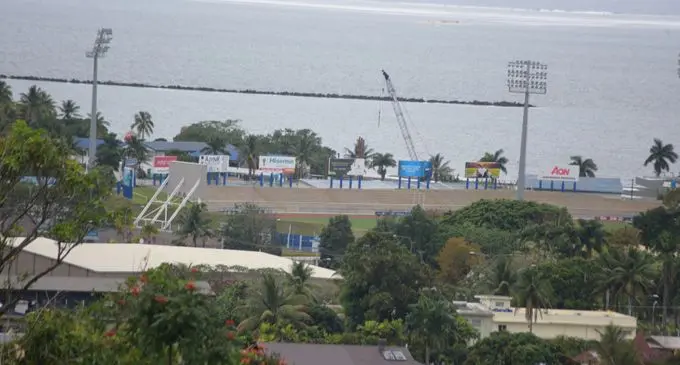 The view of the ANZ National Stadium from the top of Mataqali Vatuwaqa’s ancestral land at Flagstaff in Suva on September 11, 2018. Photo: Simione Haravanua