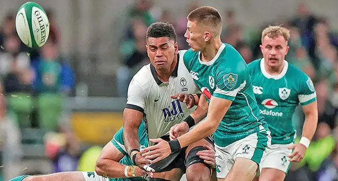 Replays seemed quite clear that Prendergast shifted his shoulder forward as it made contact with Salawa's head.