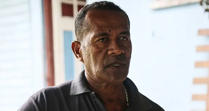 Iosefo Naduva at his family home in Nakelo on April 19, 2020. Photo: Kelera Sovasiga