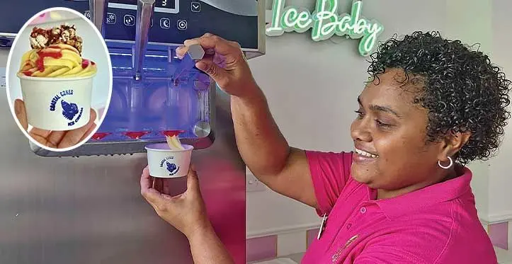 Coastal Cones is the newest addition to Malolo Island Resort. The Ice Cream Parlour was built by the Malolo Engineering Team and features lollipop pink candy-striped walls and Instagramable neon signs.