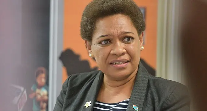Minister for Women, Children and Poverty Alleviation Mereseini Vuniwaqa during a press conference on May 5, 2020. Photo: Ronald Kumar