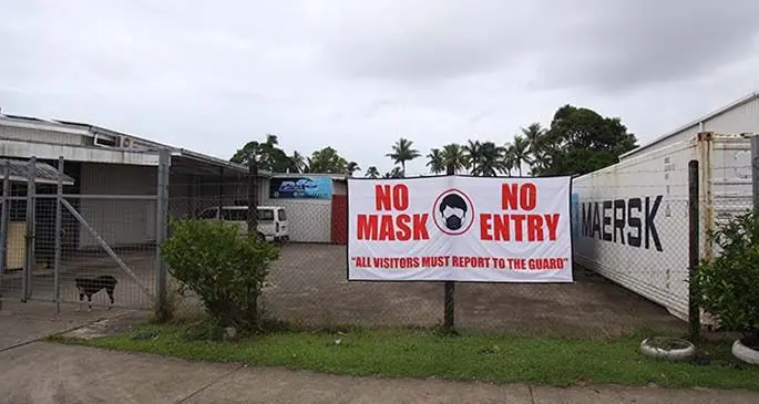 Performance Flotation Development factory in Nabua, was one of the many factories forced to temporarily close because of a recent outbreak of COVID-19 in the Central Division. Photo: Leon Lord