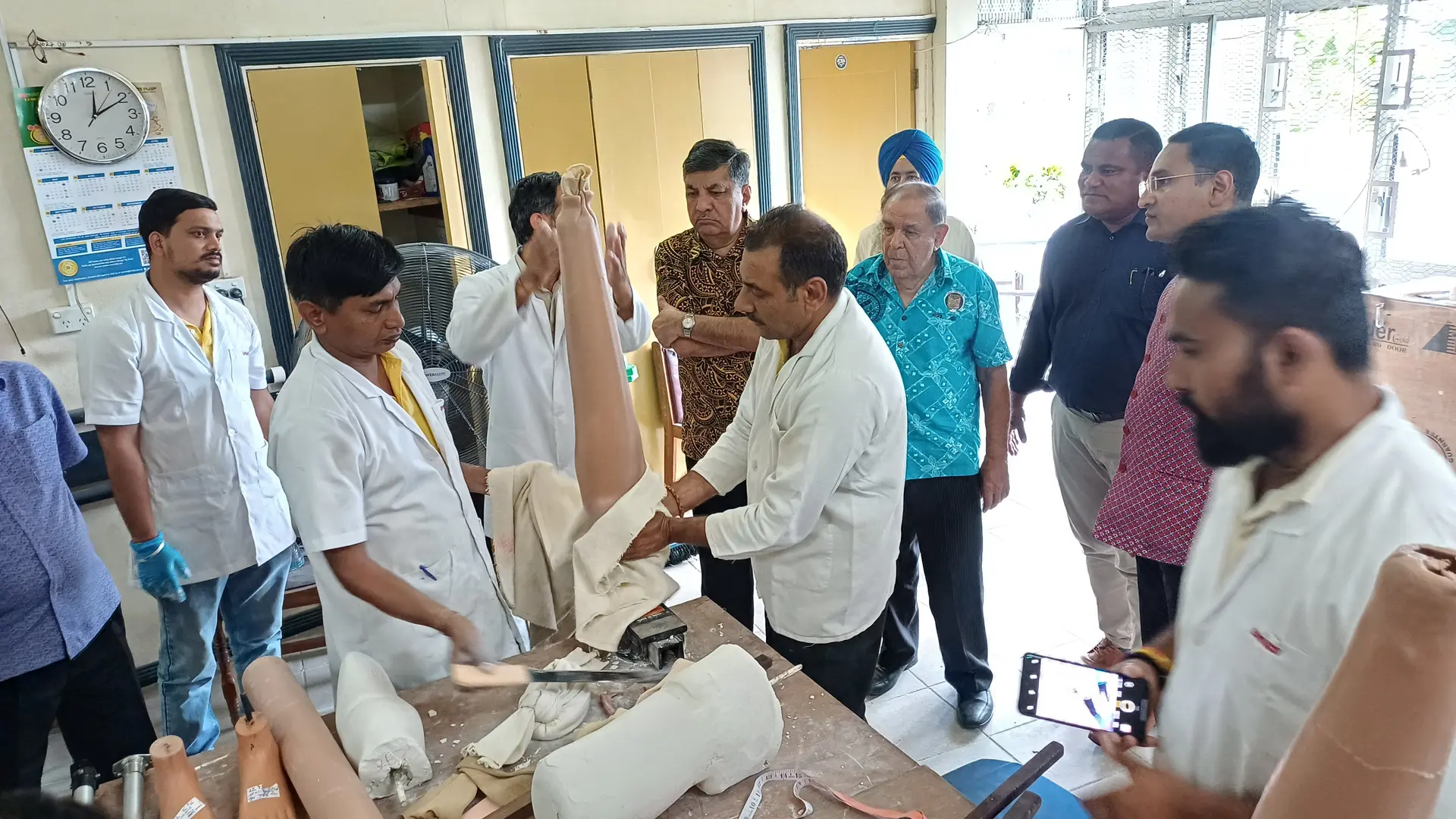Jaipur foot camp team in Labasa on October 27, 2026. Photo: Shratika Naidu