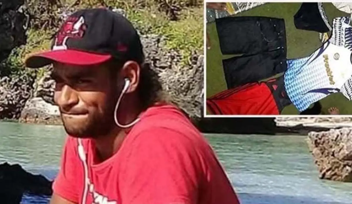 IN HAPPIER DAYS... Eliki Yaco Jnr. Inset: Items of Eliki Yaco Jnr that were found after his disappearance.