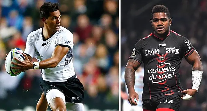 Veteran first five-eight Ben Volavola and winger Josua Tuisova.