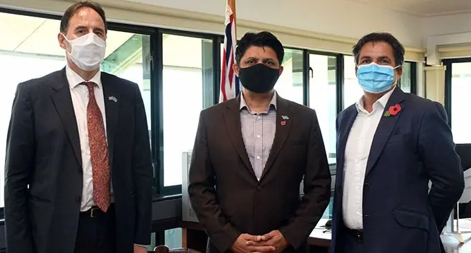 HC George Edgar_AG Aiyaz Sayed-Khaiyum-Jean Paul_13 October 2021