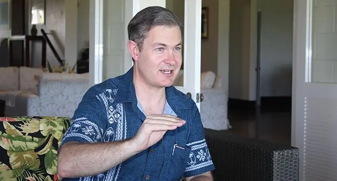 New Zealand High Commissioner Jonathan Curr on February 22, 2019. Photo: Simione Haravanua