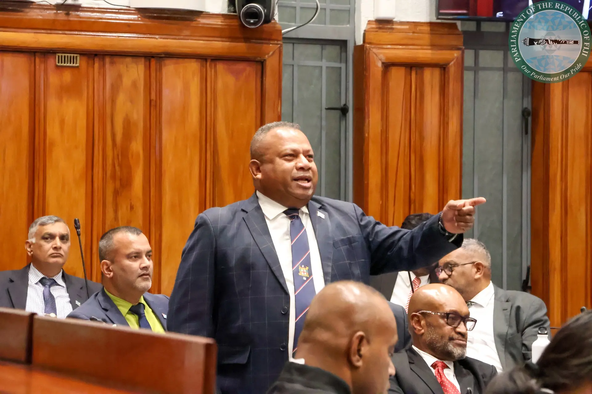 Opposition Leader Inia Seruiratu i