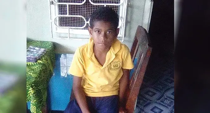 Picture of Petero Vunikoro which Bibiana Marama shared on social media