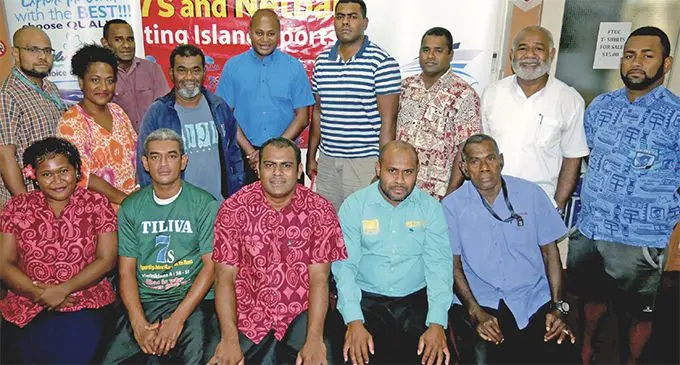 Silverwaters Tiliva 7s and Netball Festival officials and 7s team managers in Suva on April 17, 2019. Photo: Etuate Tuqota.