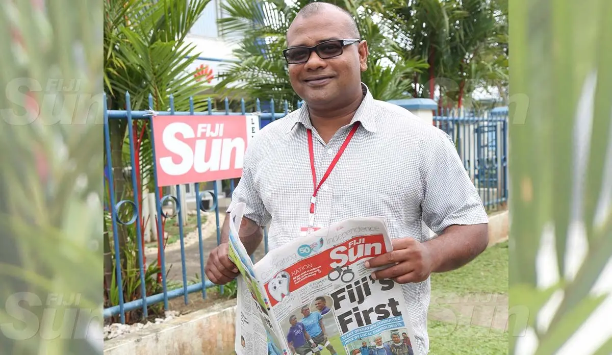 Fiji Sun senior journalist and SunCity Editor Shalveen Chand.