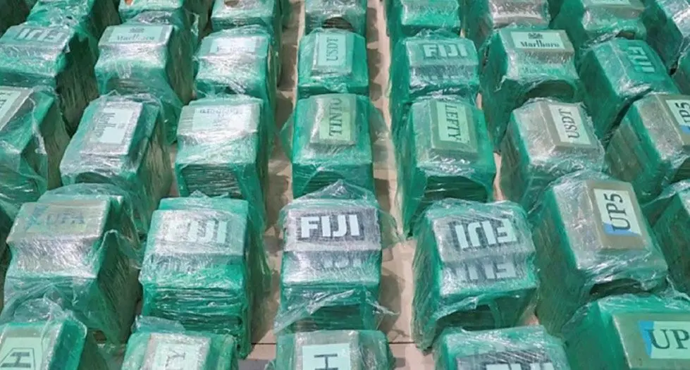 A number of the packages seized by Spanish Police were labelled Fiji. 