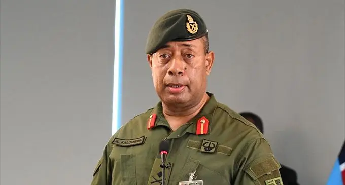 Republic of Fiji Military Forces (RFMF), Major General Ro Jone Kalouniwai.