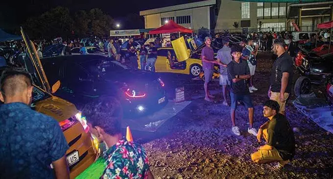The Show N Shine Nationals at the Vodafone Arena in Suva on Saturday. Photo: Leon Lord
